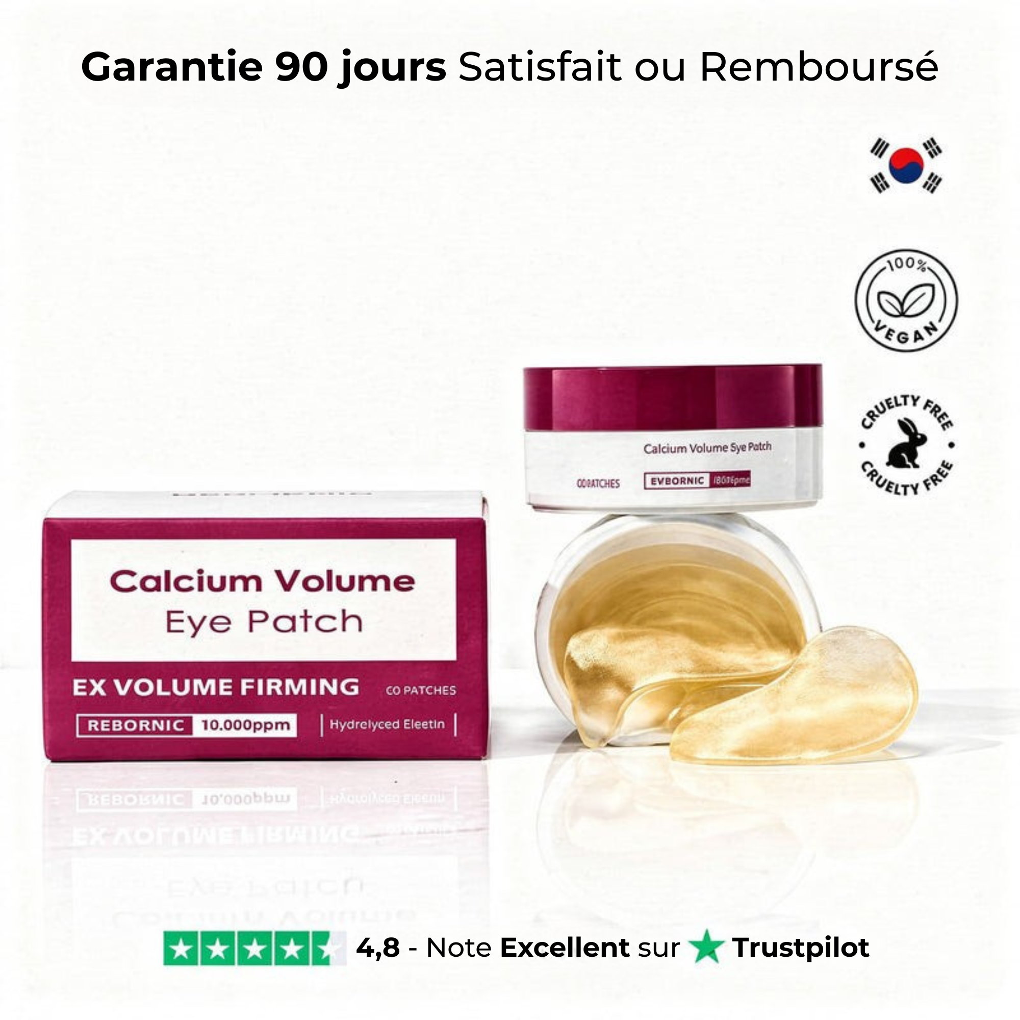 Patchs liftant contour des yeux