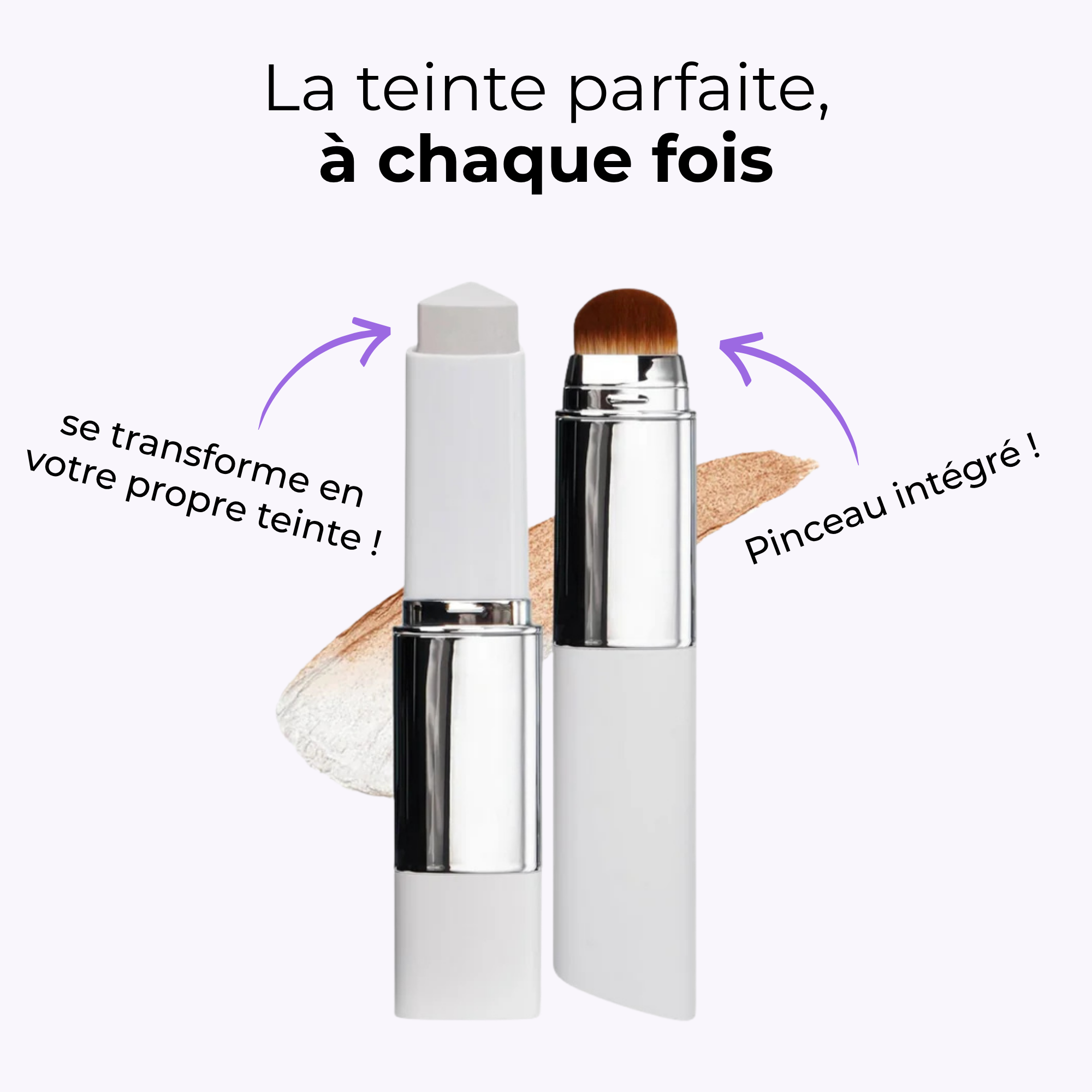 Fond de teint stick adaptatif