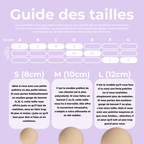 Cache-tétons ronds sans adhésif