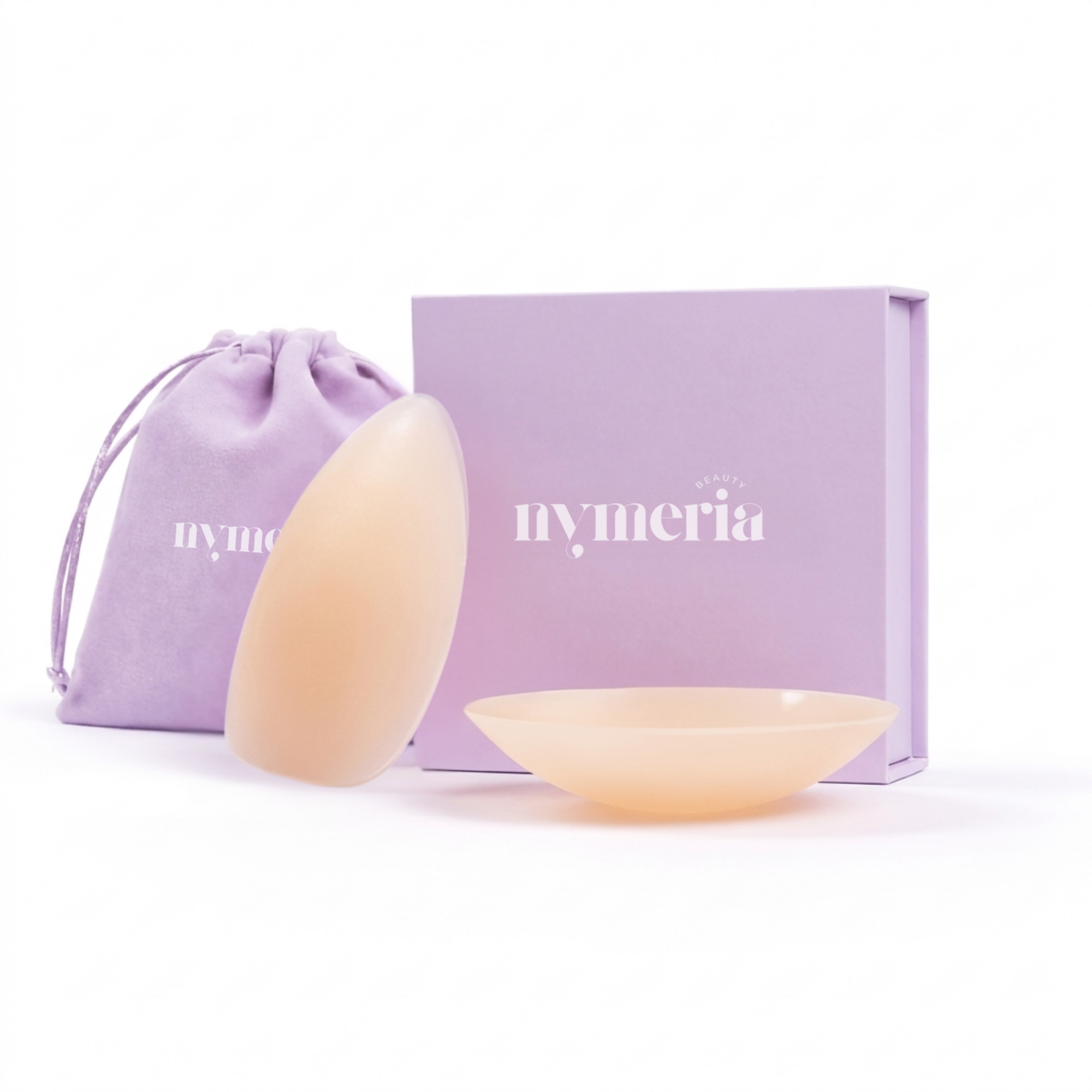 Cache-tétons triangulaires sans adhésif