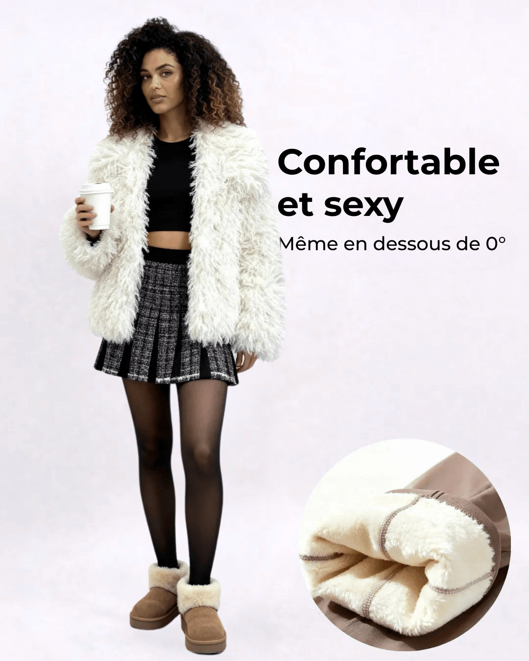 Collants thermiques gainants et lissants