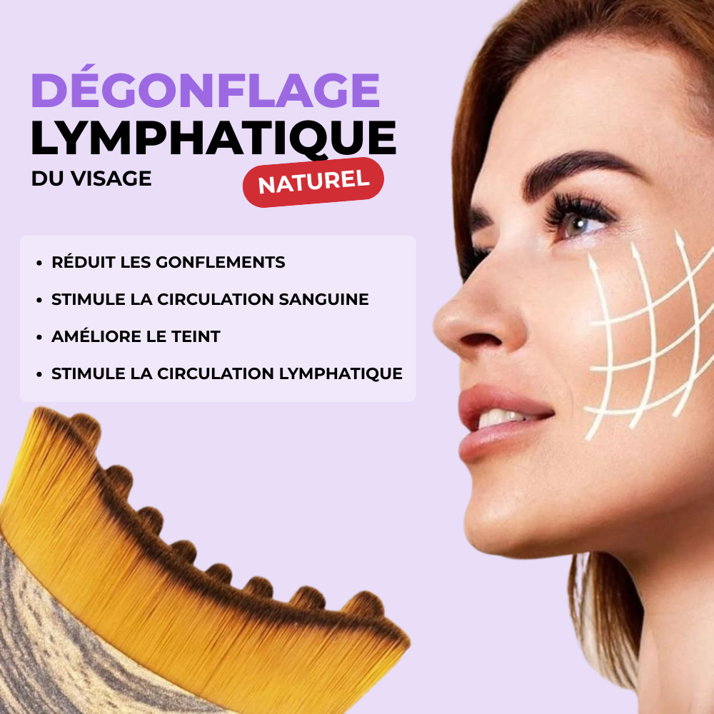Brosse de massage lymphatique