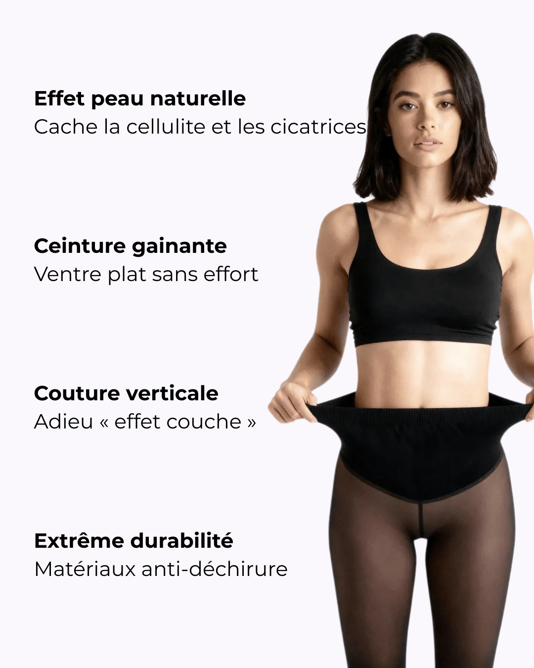 Collants thermiques gainants et lissants