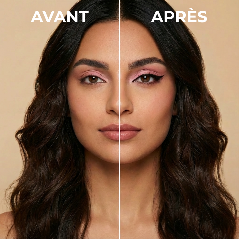 Tampon eyeliner rotatif à double pointe