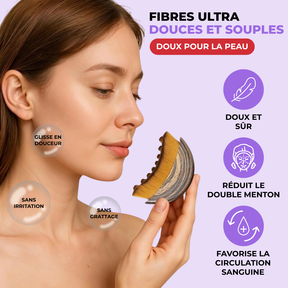 Brosse de massage lymphatique