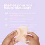 Cache-tétons ronds sans adhésif