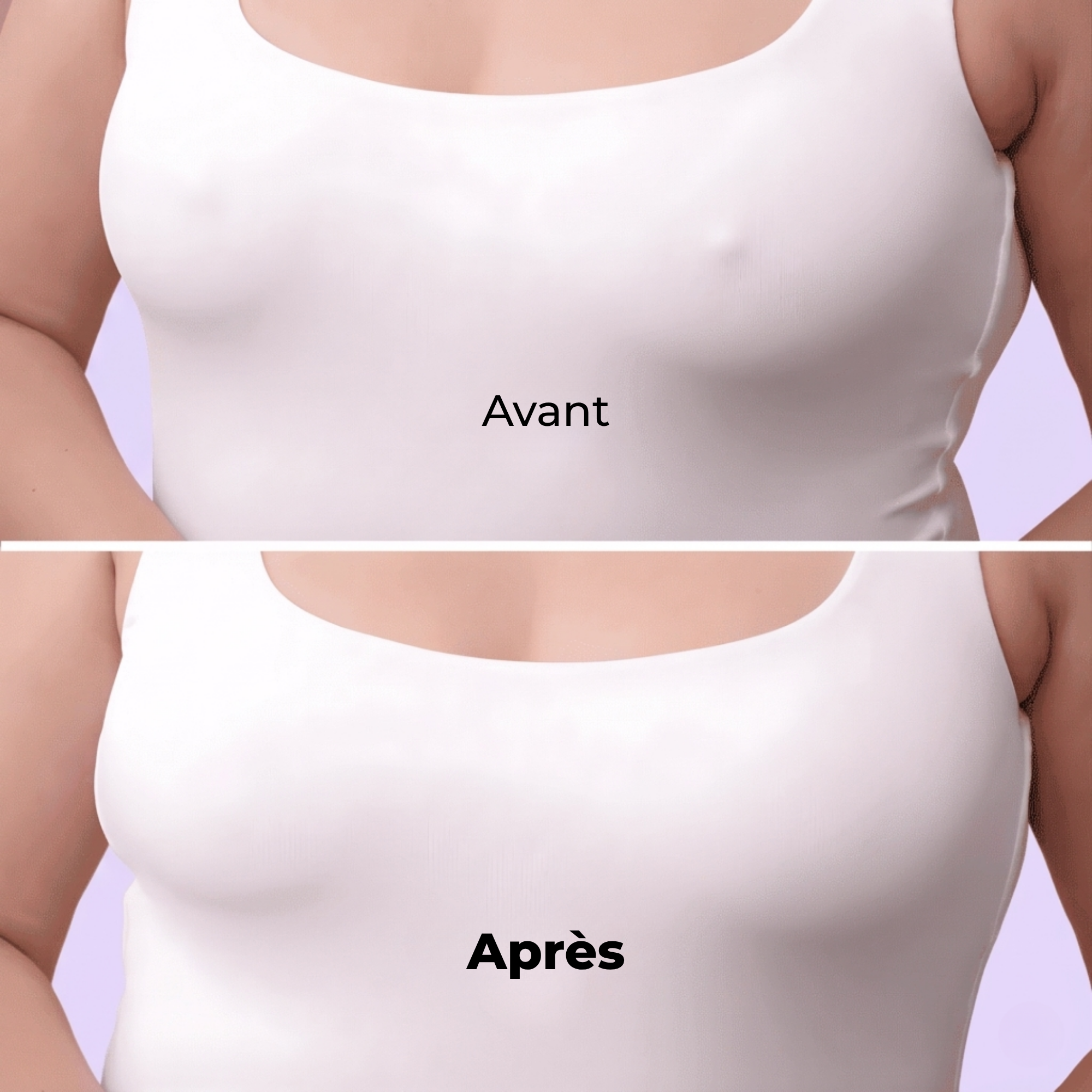 Cache-tétons ronds sans adhésif