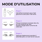 Tampon eyeliner rotatif à double pointe